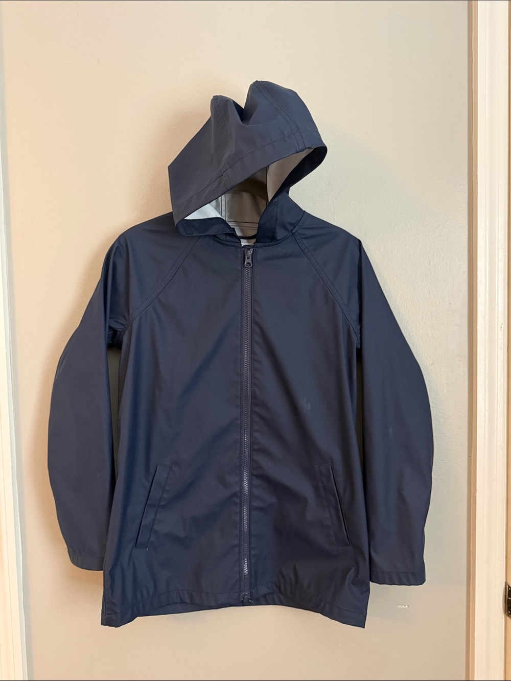 The Children's Place Navy Hooded Rain Jacket